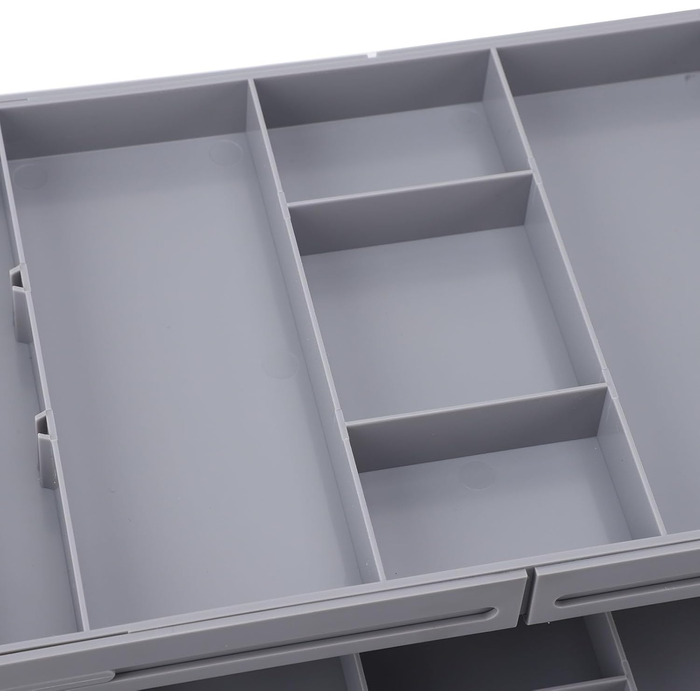 Розширюваний органайзер для столу, універсальне використання, пластиковий футляр для ювелірних виробів, вітрина, складна коробка для зберігання інструментів для макіяжу та аксесуарів для волосся, охайний житловий простір