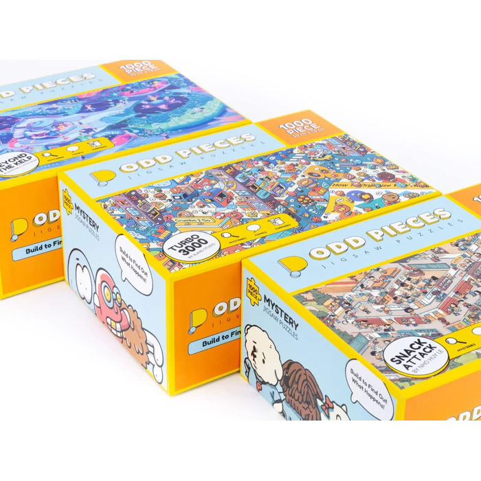 Таємничий пазл Незвичайні елементи, загадковий пазл із 1000 елементів із жартівливим сюжетом, таємним кінцем, пазл для дорослих і