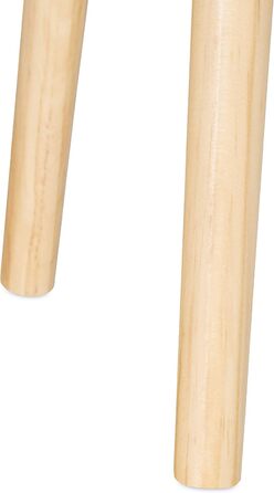 Круглий журнальний столик Relaxdays з шухлядою, скандинавський дизайн, журнальний столик або тумбочка біля ліжка, В x Ø 52 x 40 см, дерево, білий