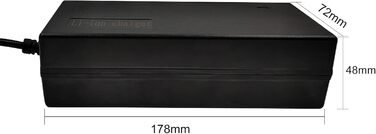 Зарядний пристрій 54,6 V 2 A для електровелосипедів та електросамокатів