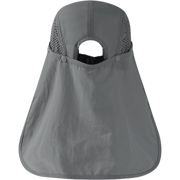 Складаний капелюх від сонця з UPF 50, портативний, для чоловіків і жінок, для гольфу, походів, один розмір, світло-сірий, зі складним козирем