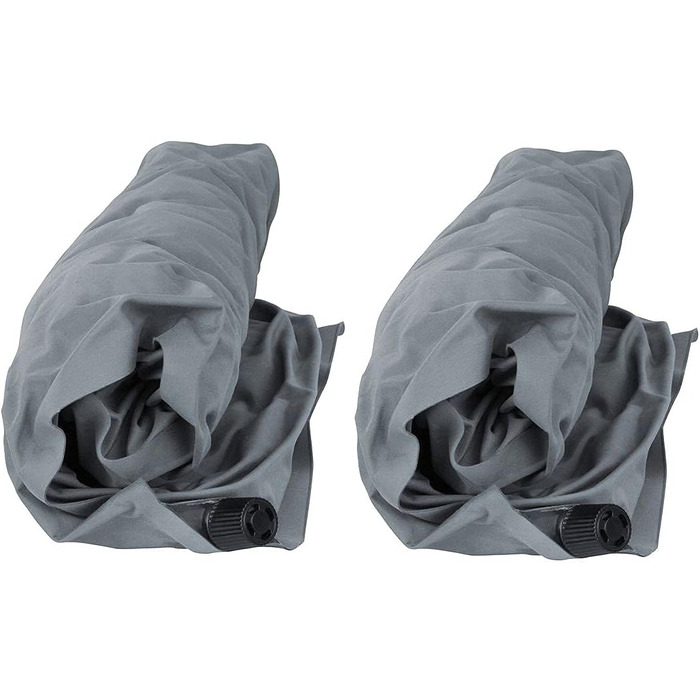 Ваш набір дорожніх подушок GEAR - 2 шт. Relax Pillow 40x30 см, м'який наповнювач, 8-12 см Надувна надувна подушка зі змінною висот