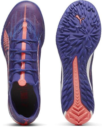Футбольні черевики PUMA Unisex Ultra 5 Pro Cage 44.5 EU Lapis Lazuli Puma White Sunset Glow