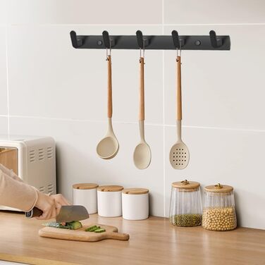 Гачки для пальто гачок рейки настінні, 2 шт. и 5 гачків гачки для пальто настінні вішалки алюмінієві, сучасні настінні гачки для к