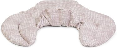 Подушка для шиї шийного відділу хребта - шия плечі спина - ріпакова подушка - подушка для шиї з підігрівом - зігріваюча подушка для шиї - колір сіро-бежевий, шеббі-шик