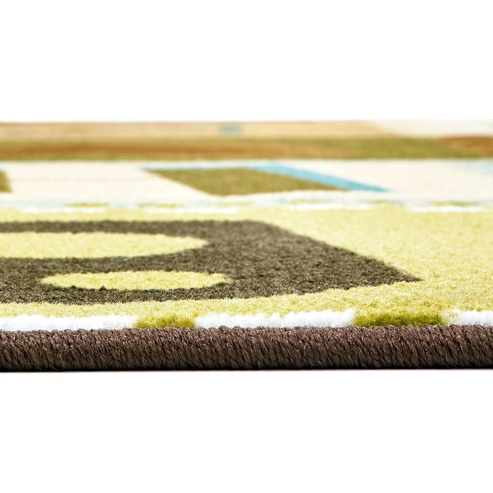 Малюки Алфавітні блоки Дитячий килимок Розмір килимка 4 x 6'