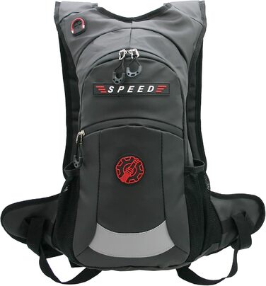 Рюкзак Bag Street "Speed", 42x25x14 см, Водонепроникний, Текстиль/ПВХ, Чорний матовий