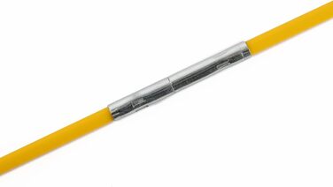 Стандартний набір штанг для протягування кабелю CK MightyRods Pro 10 м, 4 гнучкі секції, стійкий до пошкоджень скловолоконний електричний пристрій для протягування кабелю, електромонтаж, пристрій для протягування кабелю для електриків CK T5421