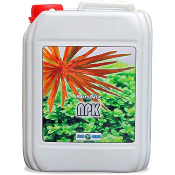 Добриво Aqua Rebell Macro Basic NPK - пляшка 5 літрів - оптимальне живлення для ваших акваріумних рослин - Акваріумне добриво, спеціально розроблене для водних рослин