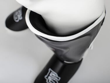 Захист гомілки та підйому PAFFEN SPORT PRO Thai Xtra високоякісний захист для тренувань з муай-тай, кікбоксингу, K1, MMA та суміжних бойових мистецтв, розмір M, чорний