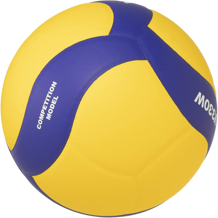 Волейбольний м'яч Mikasa V330W, Розмір 5, Аеродинамічний дизайн, Схвалено FIVB, М'яка поверхня