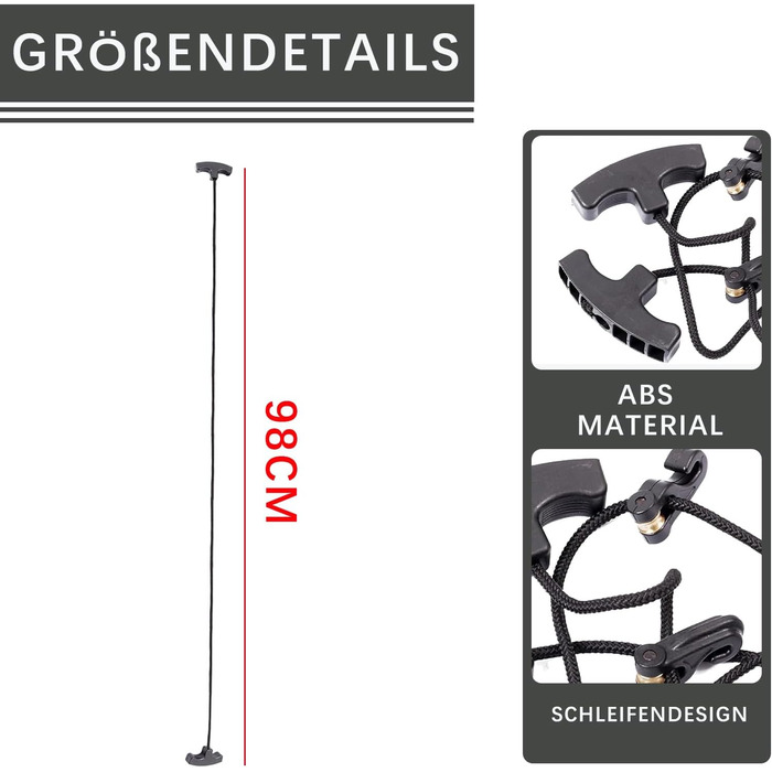 Натяжний пристрій для троса арбалета KURUGEILI, чорний