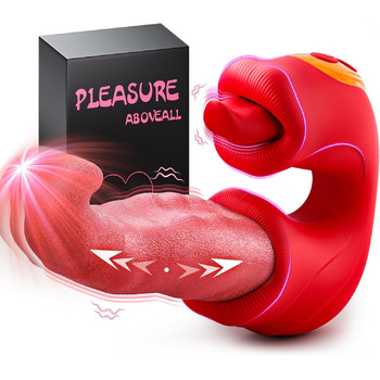 Вібратор Glanvoo, з стимуляцією язика та клітора, 10 режимів поштовхів, 10 режимів вібрації