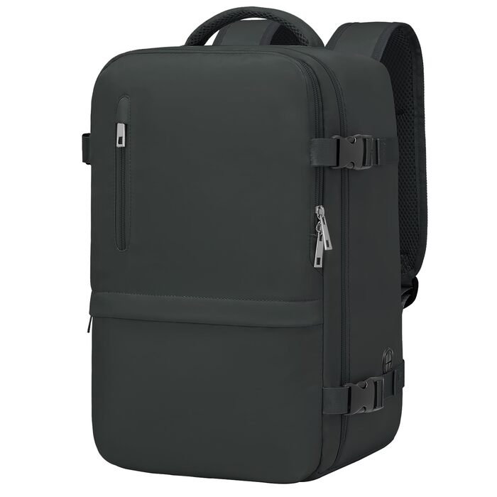 Рюкзак для ручної поклажі 40x30x20 для Ryanair, сумка для ручної поклажі під сидінням, жіноча мала дорожня сумка, рюкзак для подорожей у літак, багажна сумка, чорно-сіра, 40 x 28 x 20 см, 20 л