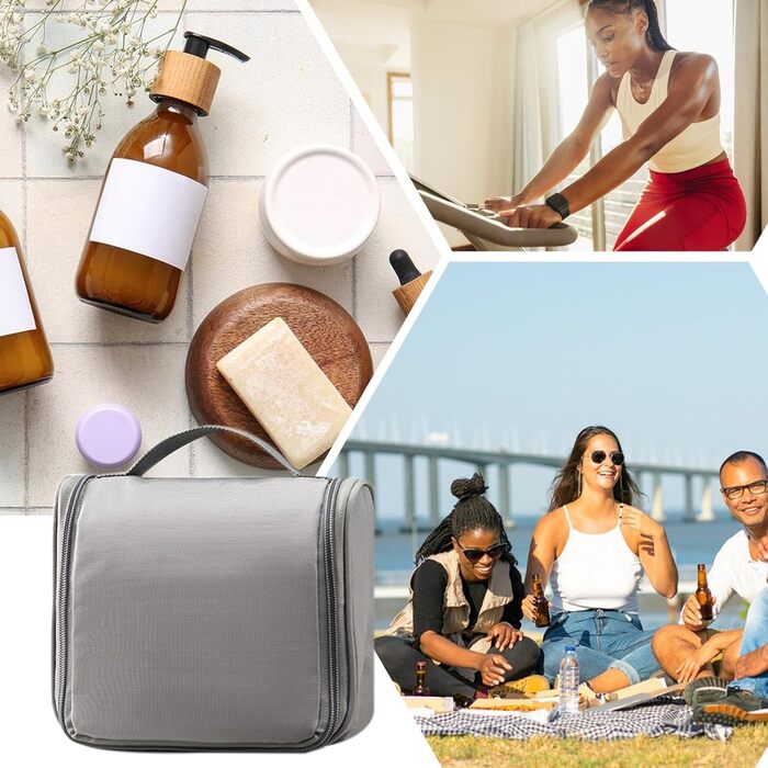 Портативна косметичка, органайзер, косметичка, дорожня косметичка, водонепроникна, косметичка, сумка для зберігання косметики, орг