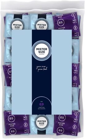 Презерватив Mister Size Mister Size 69 мм, багатокольоровий, один розмір
