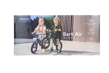 Велосипед-балансир Lionelo Bart Air від 2 років до 30 кг, магнієва рама, 12-дюймові колеса, регульовані по висоті кермо і сідло, ф