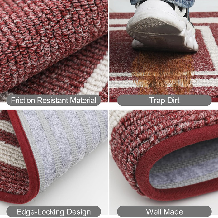 Кухонна доріжка COSY HOMEER нековзна 2 шт. и, 690 см 6152 см, кухонний килимок, який можна прати, нековзний, брудовідштовхуючий ку