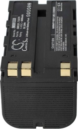 Акумулятор VHBW, сумісний з лазерним вимірювальним приладом GeoMax Zoom ZT80, ZT80, Zoom 80 (6800 мАг, 7,4 В, літій-іонний)