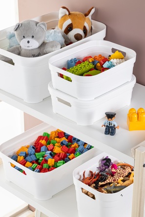 Кошик Idea Home 00643 Pyramid White 10.8 л (00643 White) (7180095)