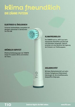 Електрична зубна щітка з насадками - Tiomatik для Oral-B (4)