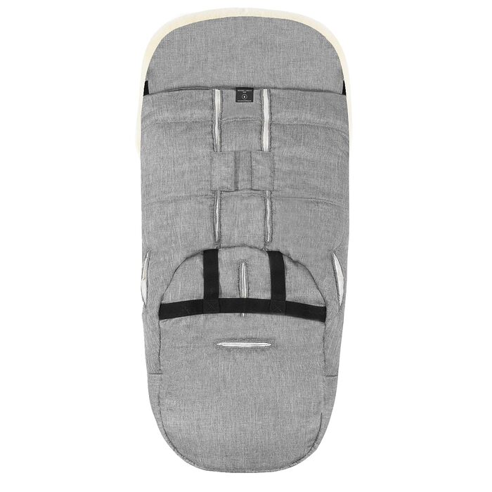 Муфта для ніг з овчини FLIMS LUXE - повністю хутряна коляска, муфта для ніг (від 6 до 36 міс.), медичне хутро, універсальна з довг