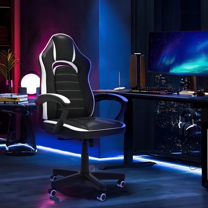 Ігрове крісло офісне крісло геймерське крісло 150 кг вантажопідйомність гоночне крісло ергономічне комп'ютерне крісло поворотне кр