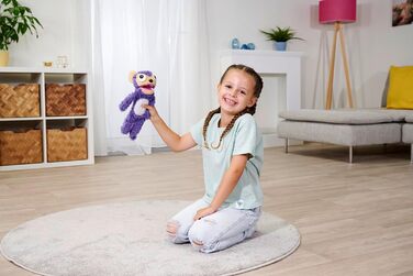 Скремерз AFFE 'Мавпячі витівки Simba 105953333 плюшева іграшка з кумедними звуками, фіолетова мавпочка, 30 см, для дітей від 5 років