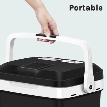 Для охолодження і збереження тепла, Кемпінговий холодильник для автомобіля і розетки з USB, Термобокс, Cool Box Small для вантажів