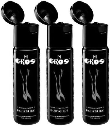 Силіконовий гель-лубрикант EROS Super Concentrated, 3 x 100 мл