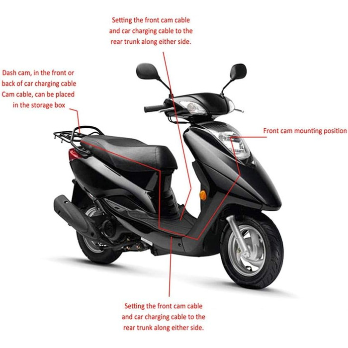 Відеореєстратор для мотоцикла, відеокамера для мотоцикла, відеореєстратор, модний HD відеореєстратор для мотоцикла, 120-градусний