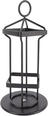 Органайзер для чайних пакетиків Matybobe, 2 рівні, 8 кошиків, обертовий кухонний стелаж для зберігання (8 кошиків) чорний 8 кошиків