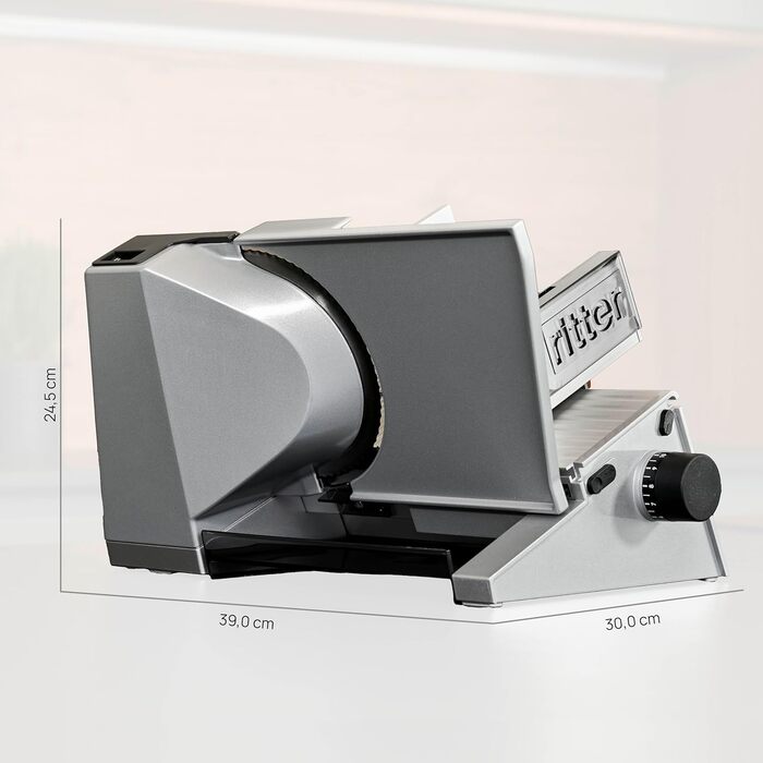 Електричний нарізувач їжі з ЕКО мотором, виробництво Німеччина, 3 black