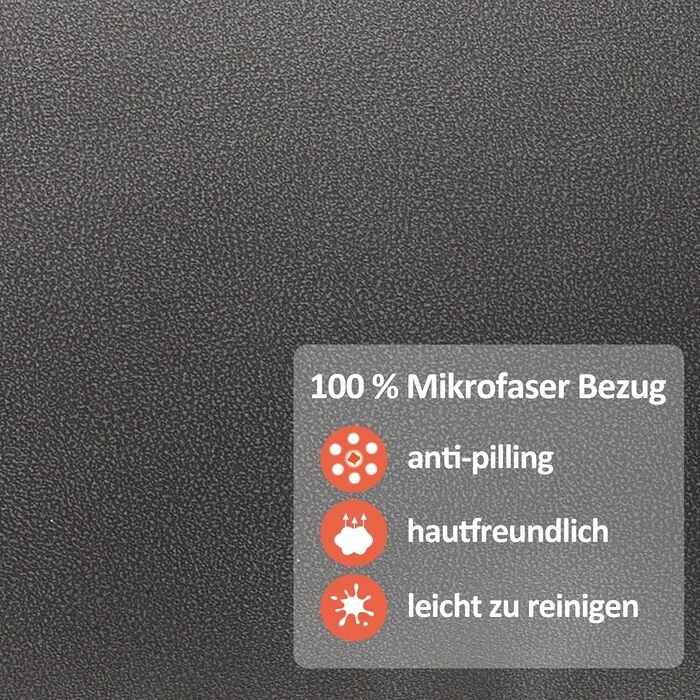 Електричне крісло-реклайнер для телевізора з функцією підйому, розширена спинка, крісло-реклайнер з функцією підйому, масаж та підігрів, крісло-реклайнер з функцією нахилу до 145 USB 7102 (тканина з мікрофібри, сірий) Мікрофібра сірий
