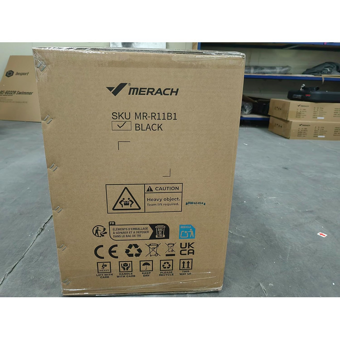 Повітряний гребний тренажер MERACH для домашнього використання, 10 регульованих рівнів з ексклюзивним додатком, професійний гребний тренажер для приміщень, ергономічне комфортне сидіння, легке зберігання