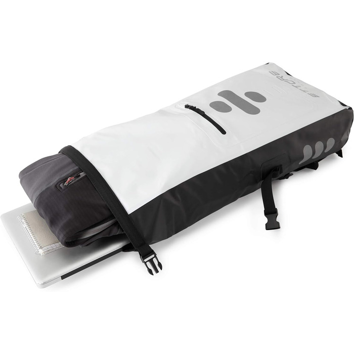 Велосипедний рюкзак Ettore 100, водонепроникний, 25 л / 30 л, білий/чорний, Sonar