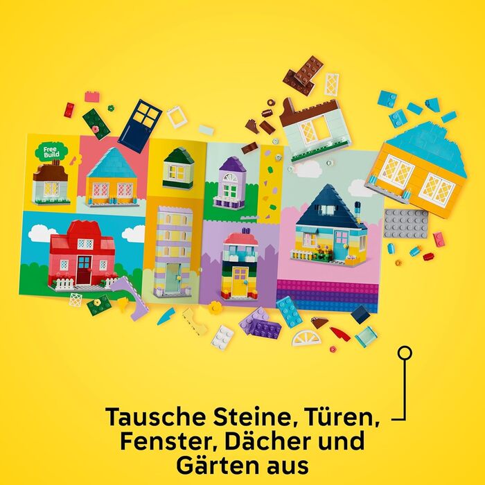 Конструктор LEGO Classic 11035, Набір творчих будинків, 850 деталей
