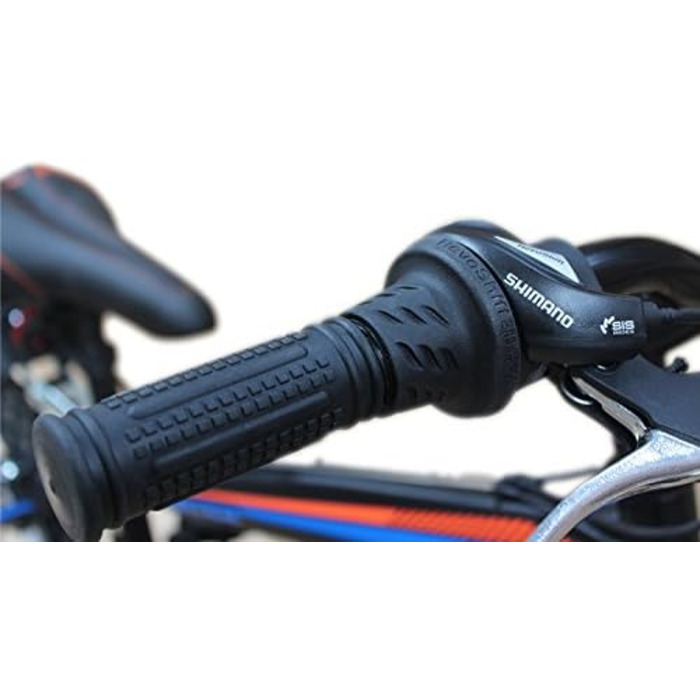 Гірський велосипед Talson 24 дюйми з передньою підвіскою та ліхтарями, 21-швидкісна Shimano Faster BBO