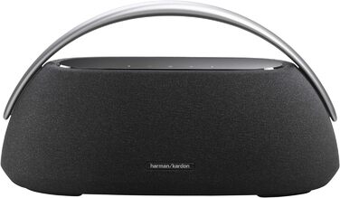 Колонка Harman Kardon Go Play 3 чорного кольору - портативна колонка з 8-годинним акумулятором і потужним басом чорного кольору