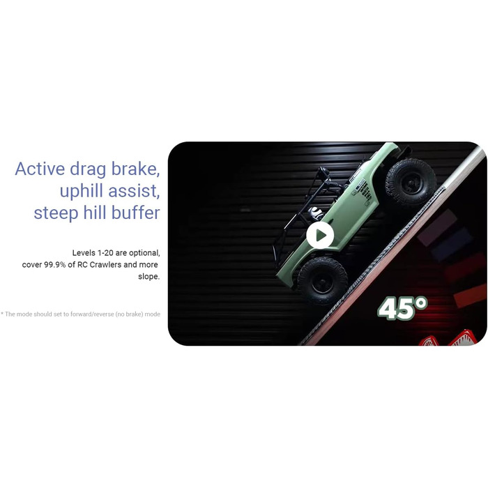 Електронний контролер швидкості ESC 90 Smart RC, WP 1080 90/180A з матовим двигуном, підходить для 23S LiPo або 68-елементних NiMH акумуляторів