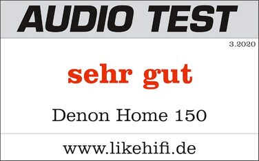 Багатокімнатний динамік, динамік HiFi із вбудованим HEOS, інтегрована Alexa, WLAN, Bluetooth, USB, AirPlay 2, Hi-Res Audio, чорний, 150