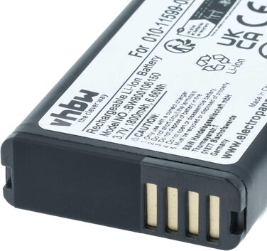 Акумулятор VHBW, сумісний з портативними навігаторами Garmin Alpha 100, GPS-навігаторами Monterra (1800 мАг, 3,7 В, літій-іонний)