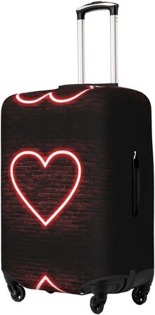 Чохол для валізи Червоне серце BAFAFA, захисний еластичний чохол від подряпин та пилу, чорний, розмір 85