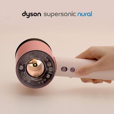 Фен Dyson Supersonic Nural CurlyCoily для кучерявого та спіралеподібного волосся (Ceramic Pink/Rosgold)