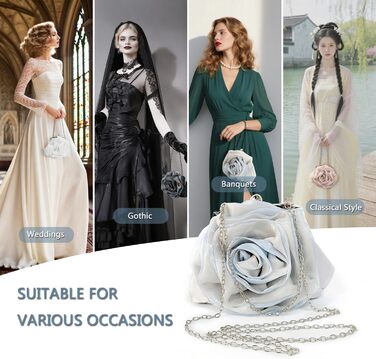 Вечірня сумка-клатч Pahajim для жінок, атласна весільна сумка з квітковим принтом, елегантна сумка через плече, маленька сумочка для весілля, вечірки, побачення, шампанського