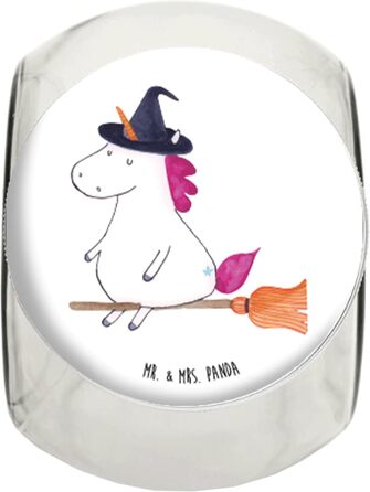 Баночка для цукерок Mr. & Mrs. Panda Unicorn Witch L 870 мл, преміум банка, 870 мл PD-1616337-STANDARD