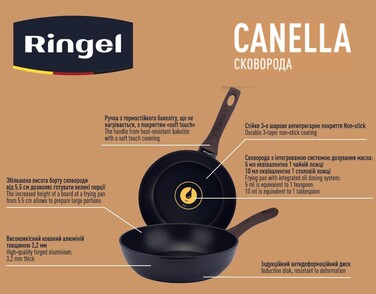 Сковорода RINGEL Canella 28 см (6323423)