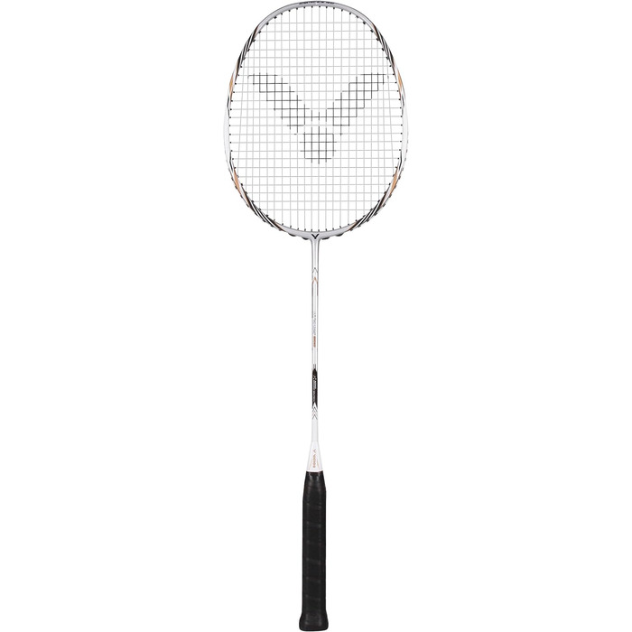 Бадмінтонна ракетка VICTOR Atomos, карбонова, 90 г, сріблясто-біла