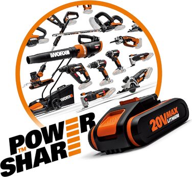 Акумулятор WORX WA3604 PowerShare с зарядной станцией в комплекте