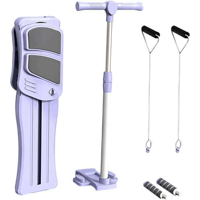 Набір для пілатесу Reformer Тренажер для м&39язів живота - Складаний пристрій для тренування м&39язів живота та вправ для кора для жінок та чоловіків, фіолетовий